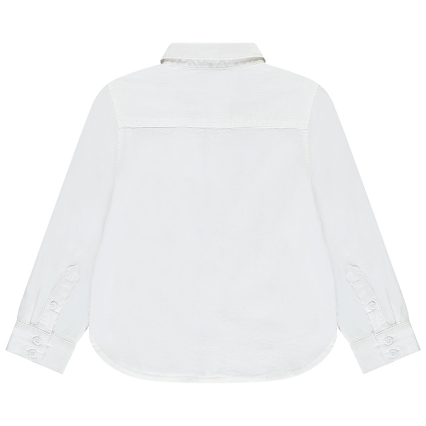 Camisa de manga larga con pajarita para niño 