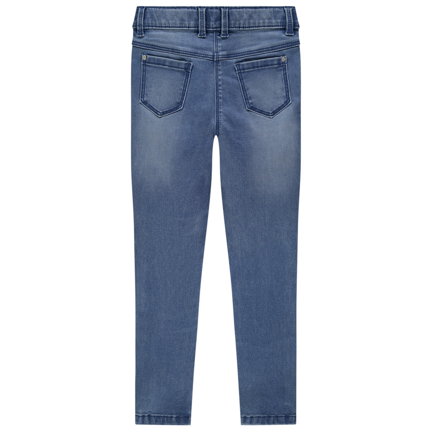Jeans slim efecto gastado bandas laterales  Additional Jeans slim efecto gastado bandas laterales