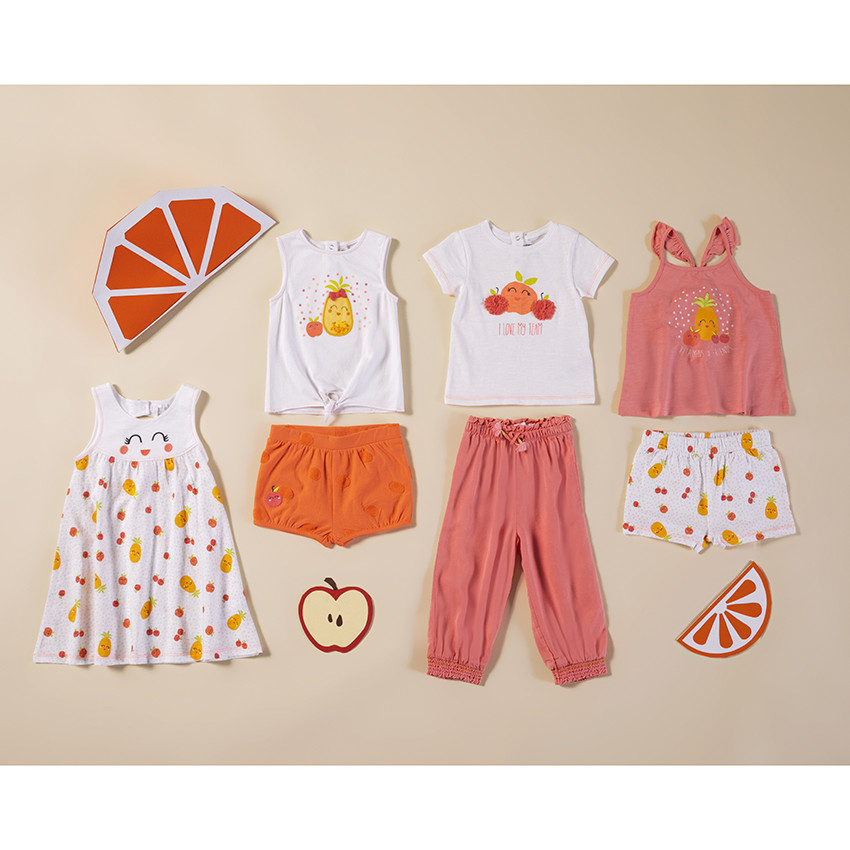 Short en jersey à pois en éponge 