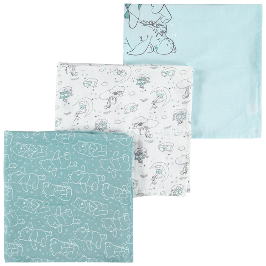 Pack de 3 muselinas Winnie the Pooh  Additional Pack de 3 muselinas Winnie the Pooh