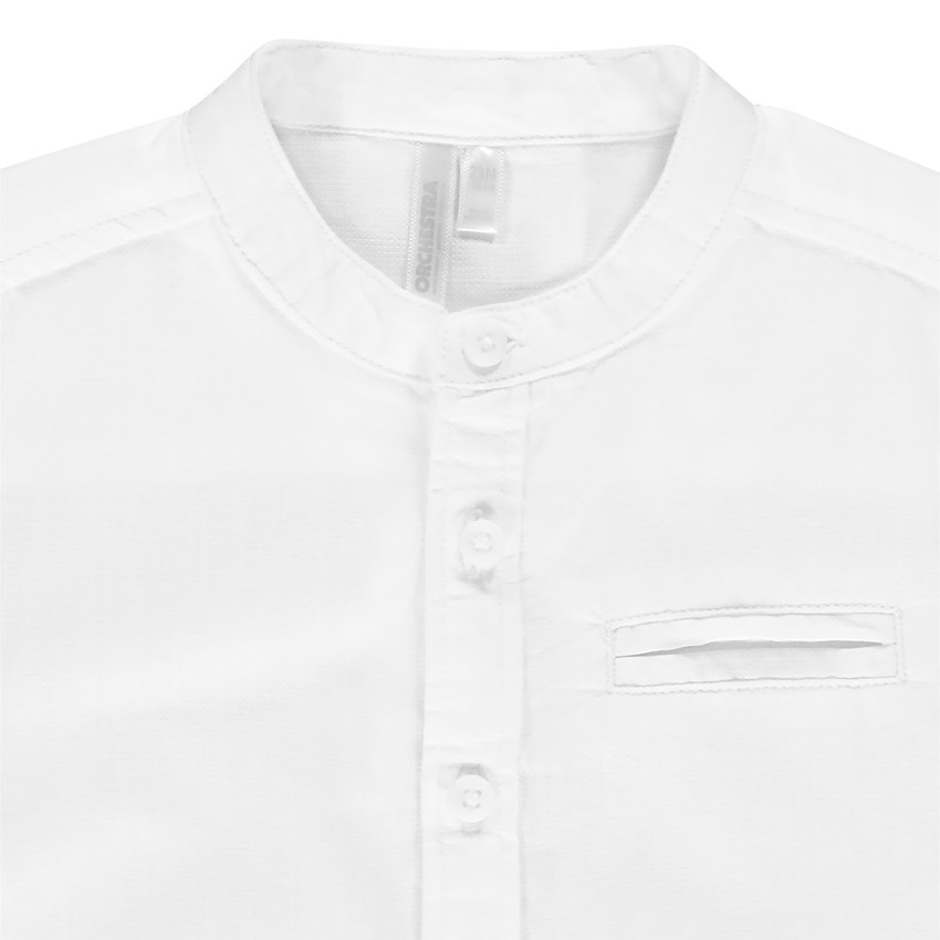 Camisa manga corta cuello mao Main Camisa manga corta cuello mao