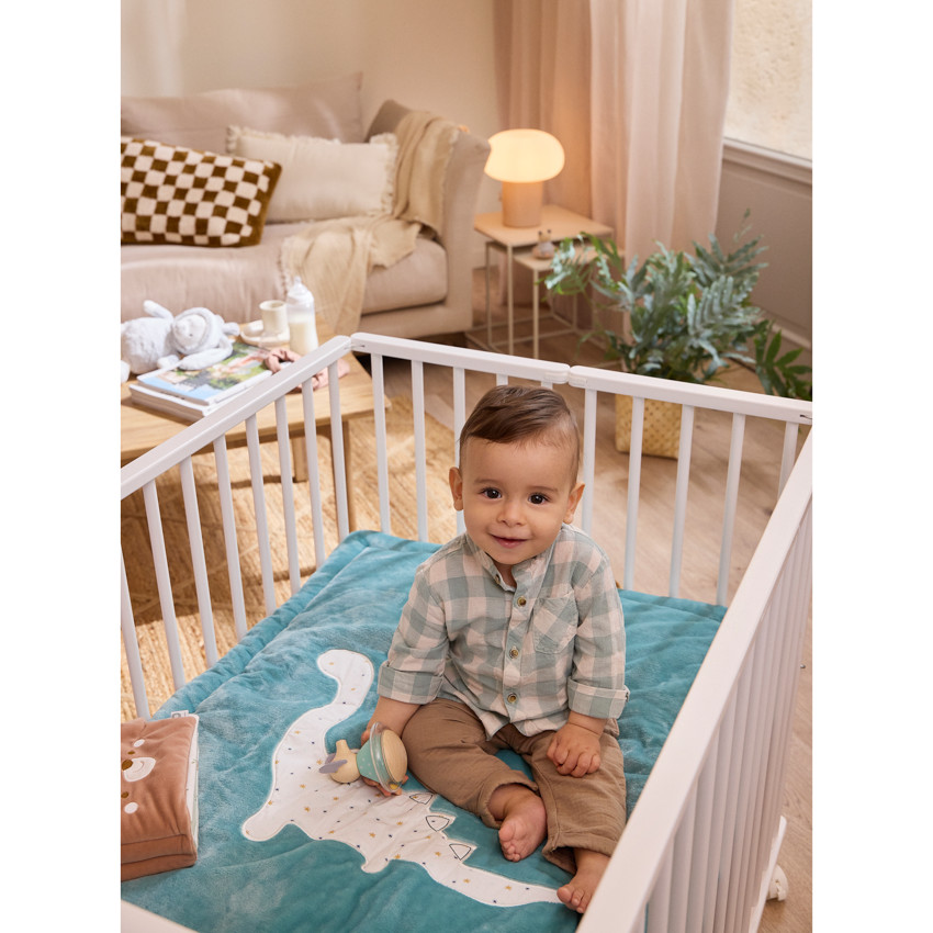 Parque plegable de madera Pocket blanco  Additional Parque plegable de madera Pocket blanco