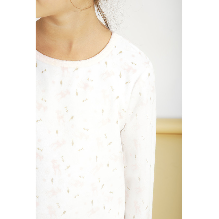 Pijama de terciopelo con antifaz 