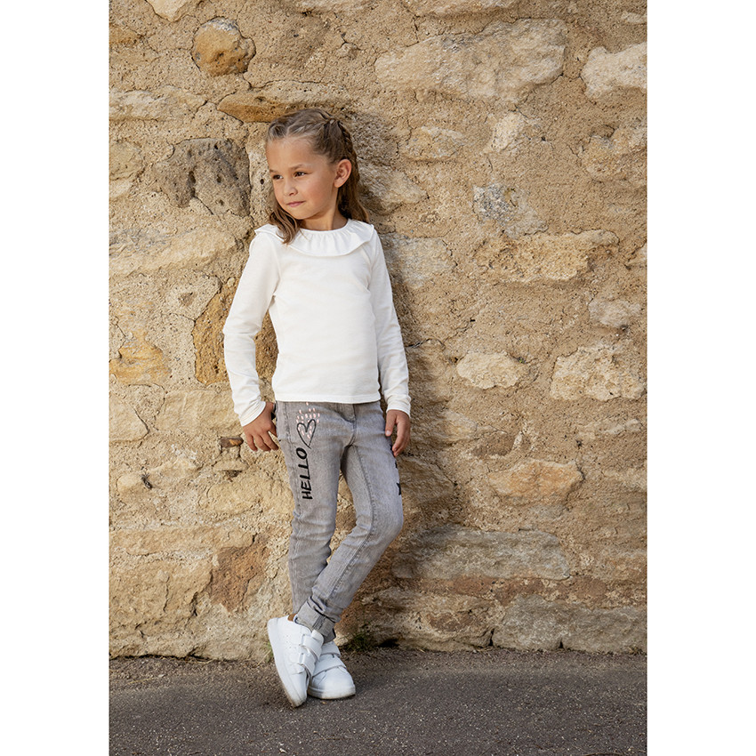 Jeans slim motivos fantasía estampados 