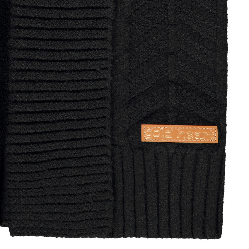 Rebeca larga de punto para niña 