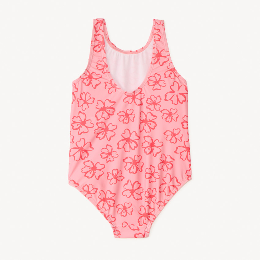 Bañador de una pieza con estampado de flores de tiaré para niña 