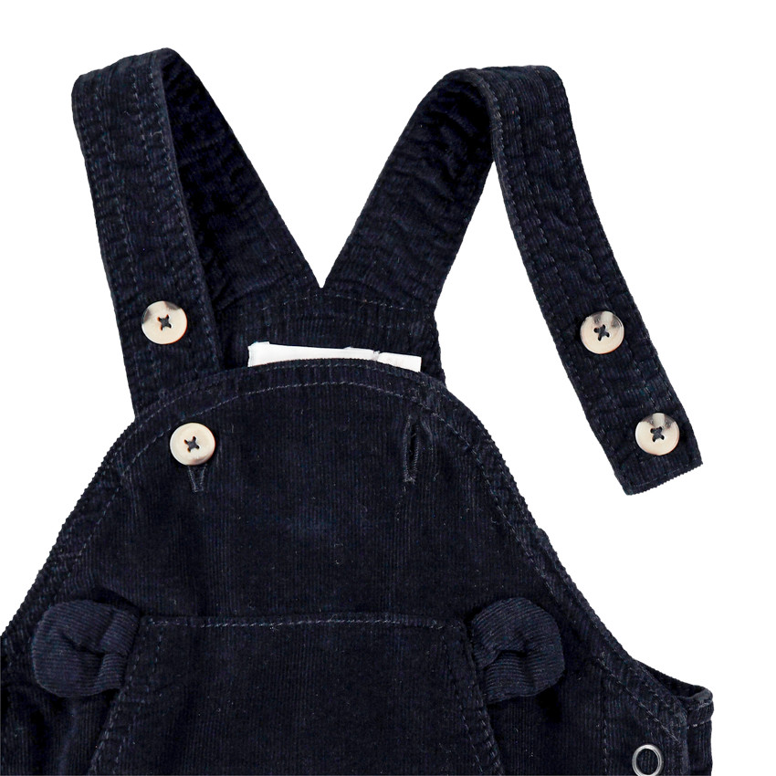 Pichi largo forrado de jersey con bolsillo canguro 