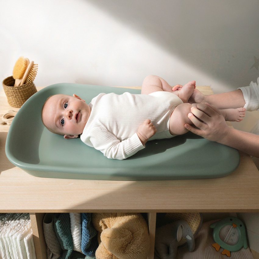 Cambiador bebé Pu Changing Pad - Mint 