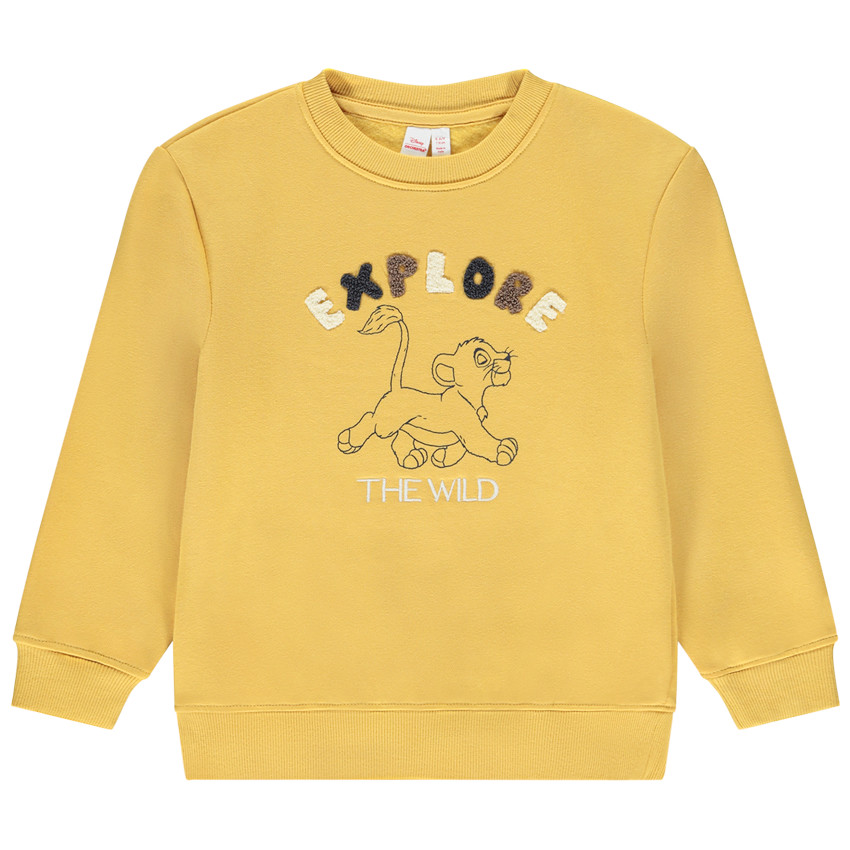 Sudadera con bordado y estampado de Simba El Rey León Disney para niño 