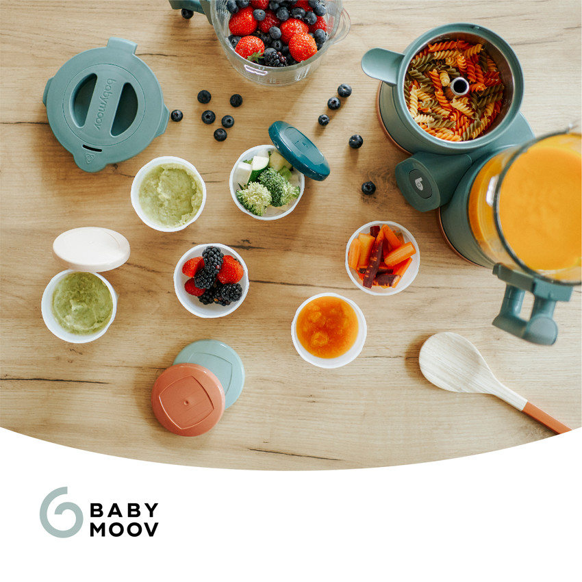 Lot de 6 pots de conservation Babybols Biosources - 180 ml 