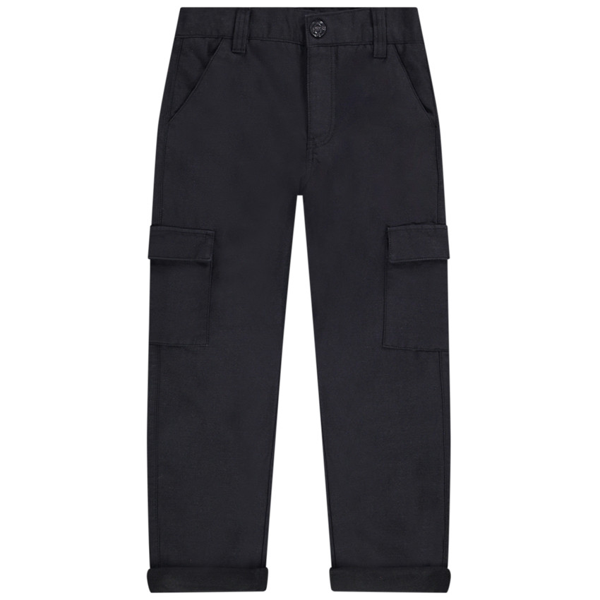 Pantalon cargo uni pour gar on