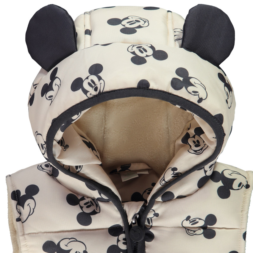 Doudoune sans manches ludique Mickey Disney pour bebe garcon Orchestra