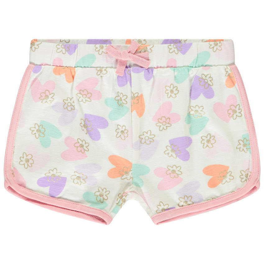 Short deportivo con estampado fantasía para bebé niña 