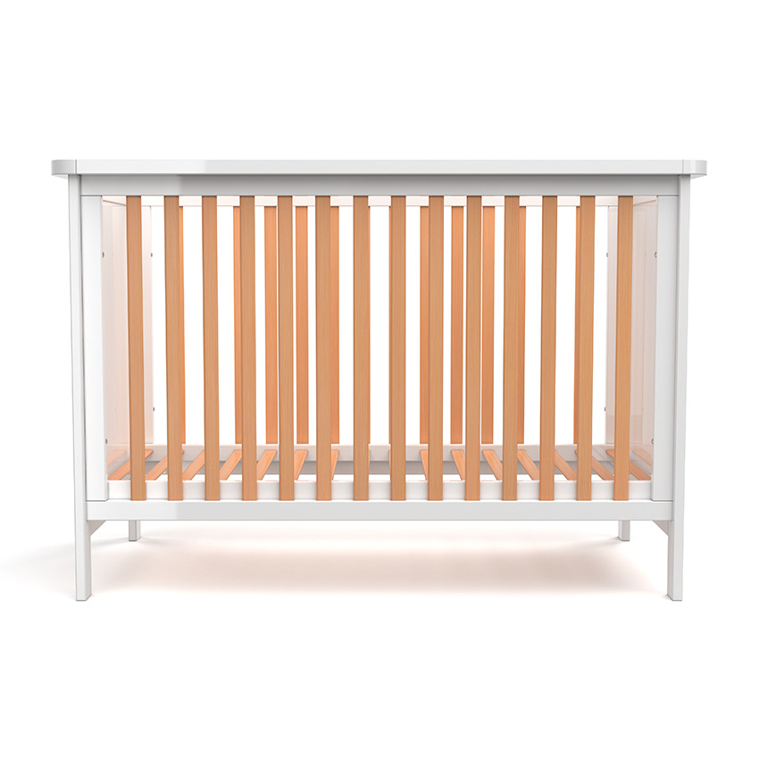 Lit bébé à barreaux Maidstone 60x120 cm 