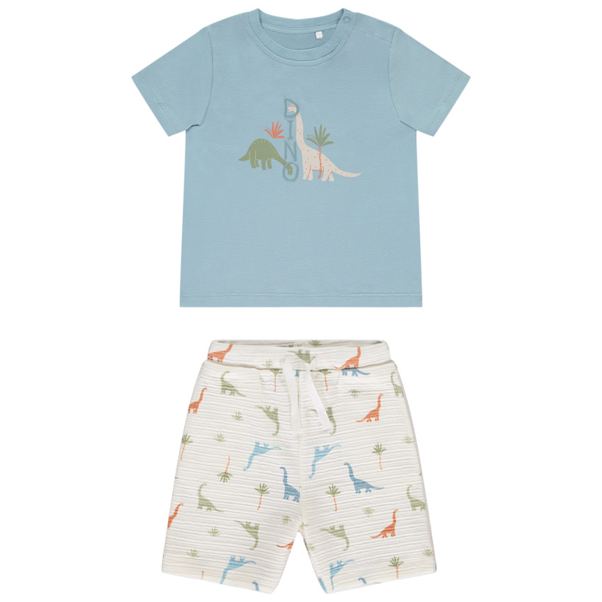 Conjunto de 2 piezas con motivos de dinosaurios para bebé niño. 