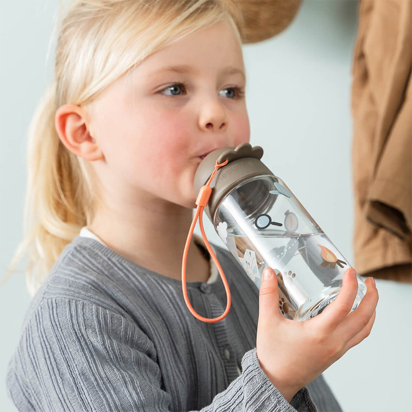 Botella con pajita 350ml Trails - Arena 