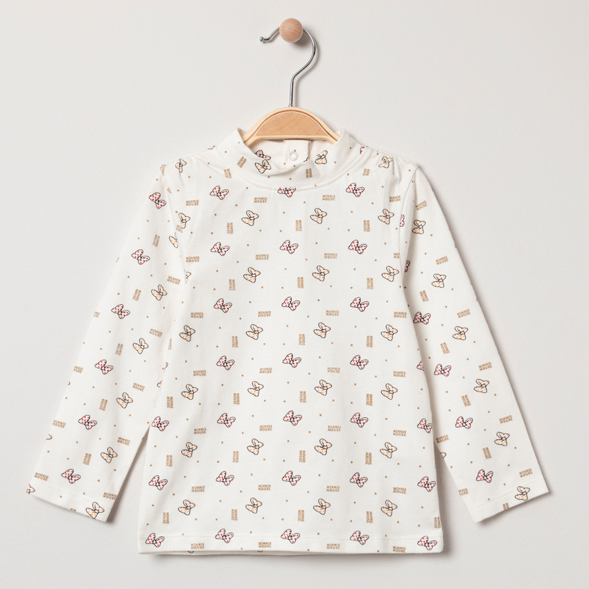 Suéter de cuello alto de algodón bio pestañeado nudos de Minnie Disney  Additional Suéter de cuello alto de algodón bio pestañeado nudos de Minnie Disney