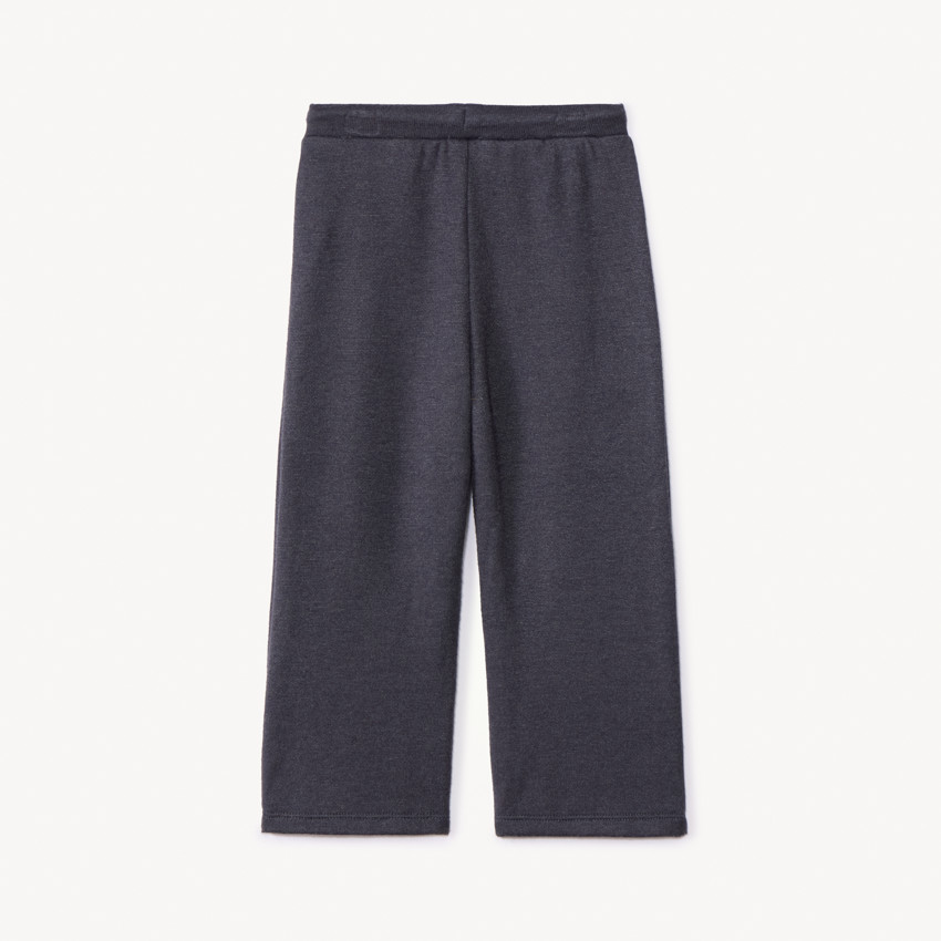 Pantalón de jogging amplio de felpa lisa para bebé niña 