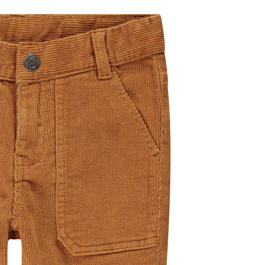 Pantalón slim en terciopelo acacanalado para niño Main Pantalón slim en terciopelo acacanalado para niño