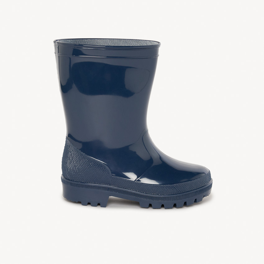 Bottes de pluie vernies unies pour garçon 
