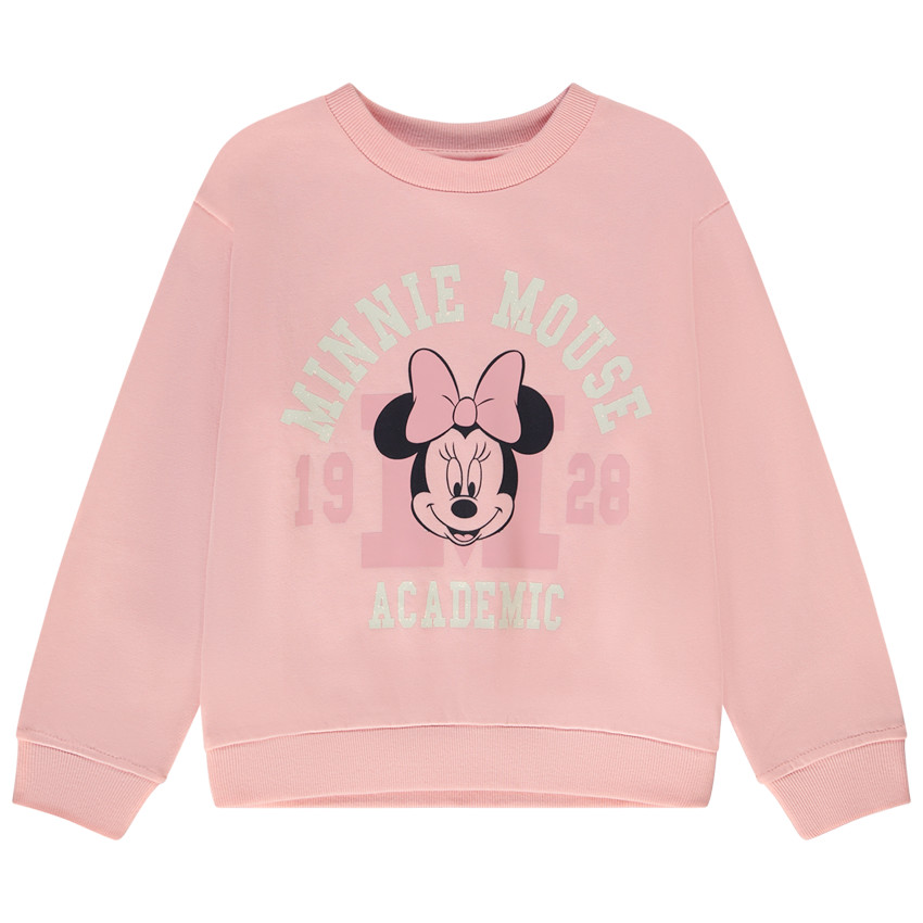 Sudadera oversize estampado Minnie Disney para niña 