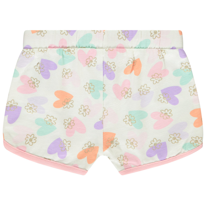 Short deportivo con estampado fantasía para bebé niña 