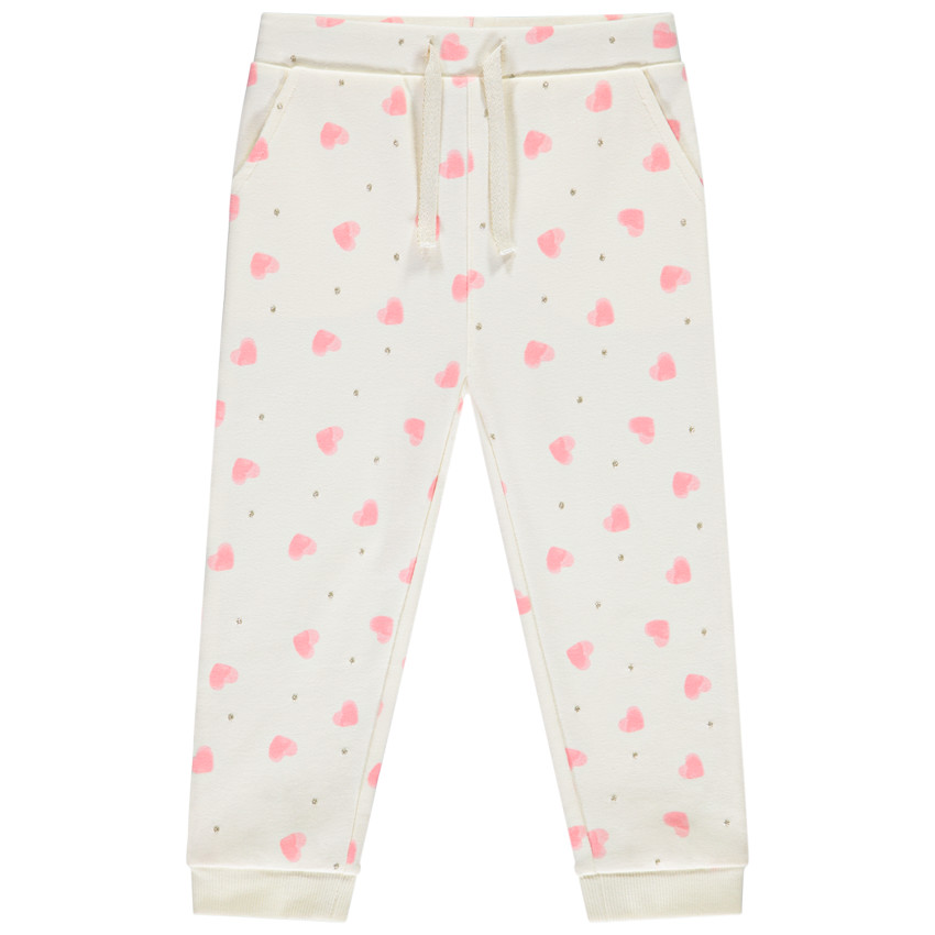Chándal de felpa con estampado brillante para niña bebé 