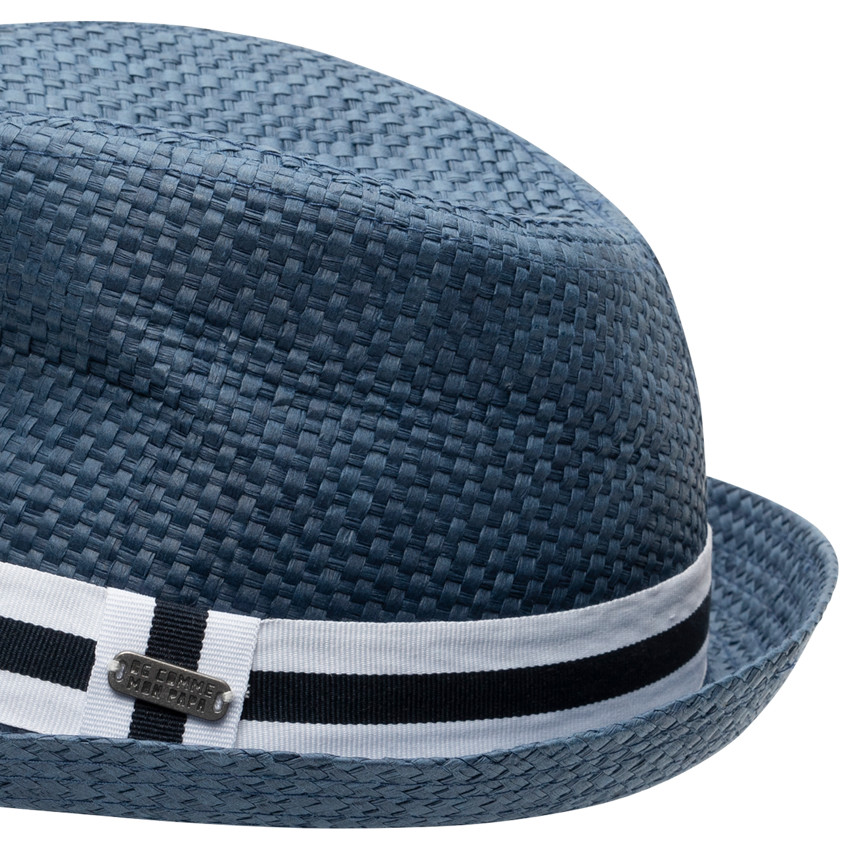 Borsalino azul con cinta de rayas  Additional Borsalino azul con cinta de rayas