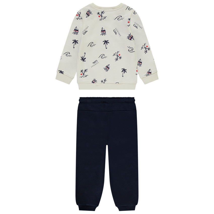 Conjunto de jogging estampado trópicos para bebé niño 