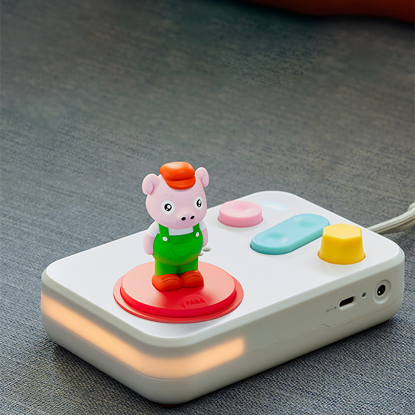 Figurita sonora Los tres cerditos para cuentacuentos Starter Set Faba y Starter Set Faba + 