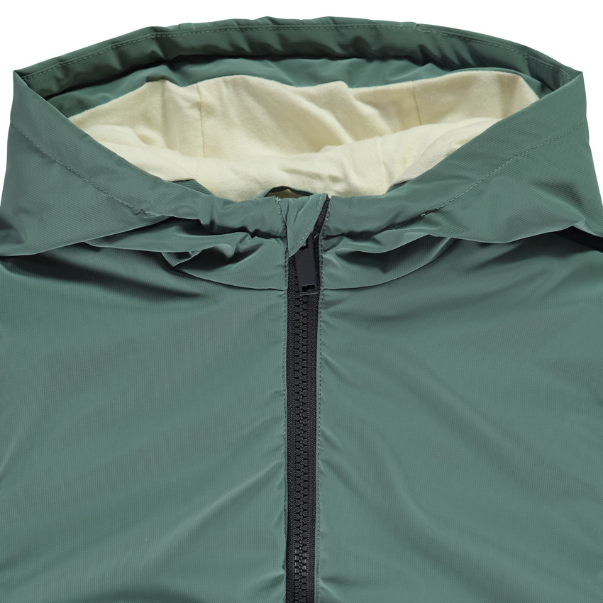 Chubasquero bicolor forrado de jersey para niño 