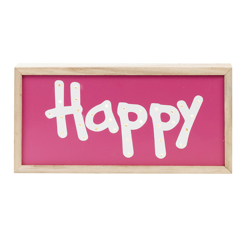 Marco luminoso de madera para colgar o apoyar  Additional Marco luminoso de madera para colgar o apoyar