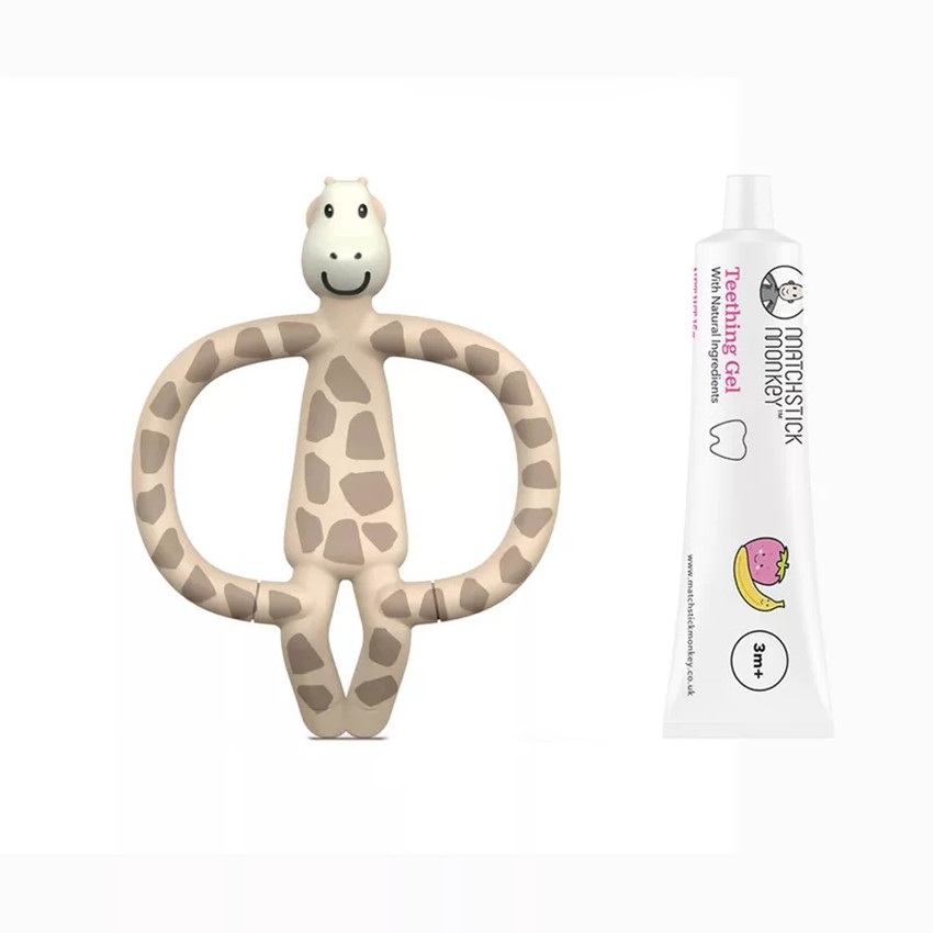 Mordedor jirafa + gel encías 