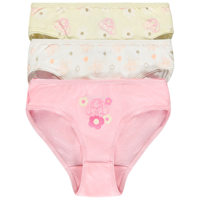 Pack de 3 braguitas Stella Patrulla para niña 
