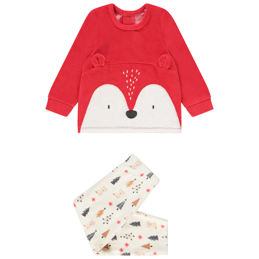 Pyjama de noël 2 pièces en velours pour bébé  Additional Pyjama de noël 2 pièces en velours pour bébé