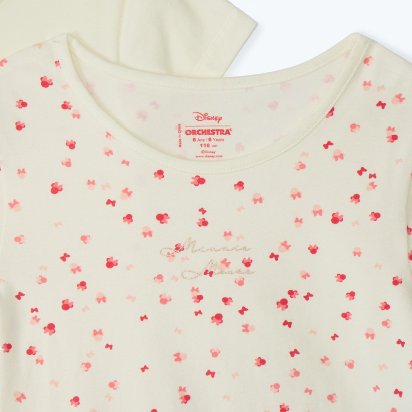 Conjunto de 3 bodies de manga corta de Minnie Disney para niña 