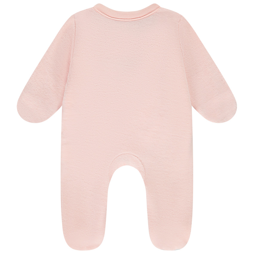 Pelele de terciopelo efecto cruzado para bebé niña prematura 