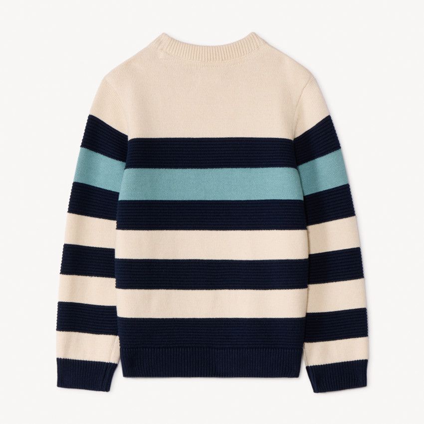 Suéter a rayas de punto para niño 