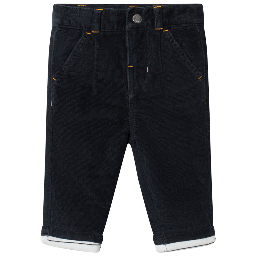 Pantalón de terciopelo forrado de jersey 