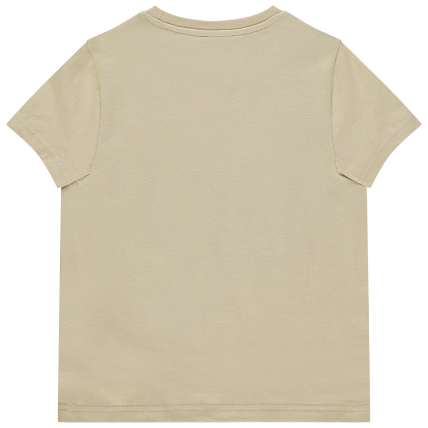 Camiseta manga corta corta estampado/ parches 