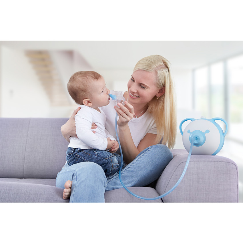 Aspirador nasal Pro eléctrico - Azul 