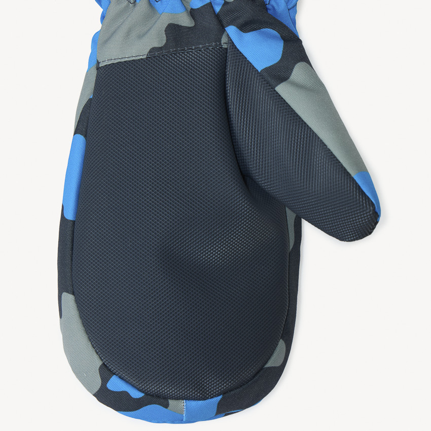 Moufles de ski imprimé camouflage pour garçon  