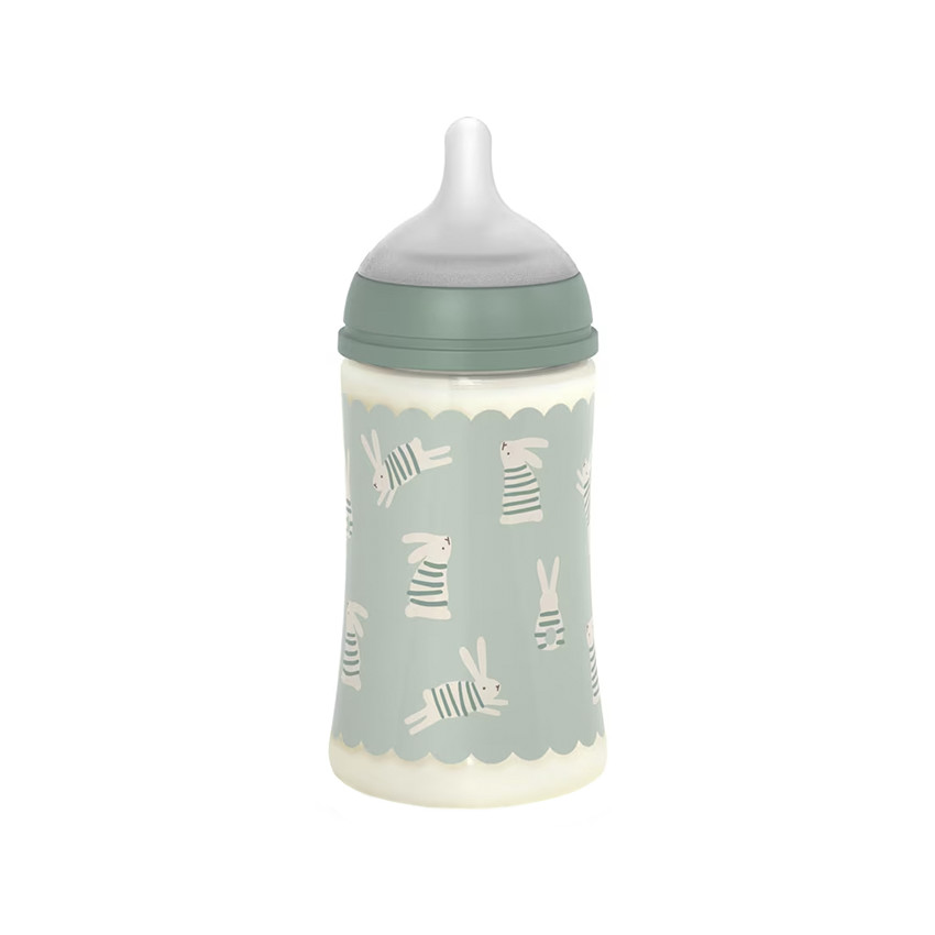 Biberón con tetina fisiológica SX PRO M 270ml Wonderland verde 