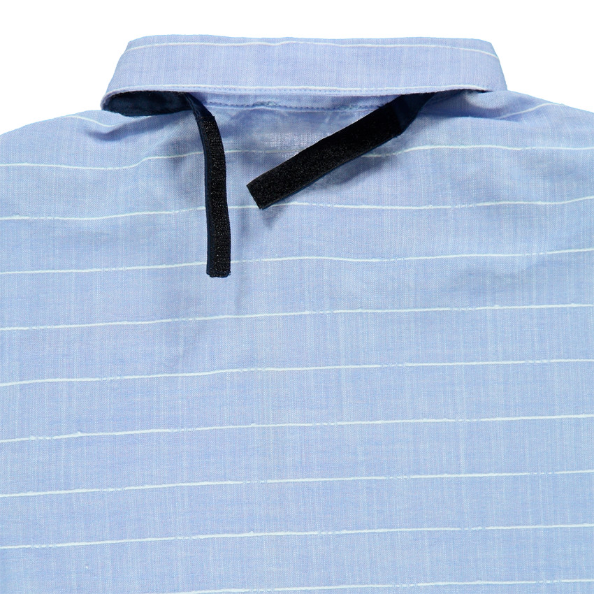 camisa de ceremonia mangas cortas de rayase y parajita 