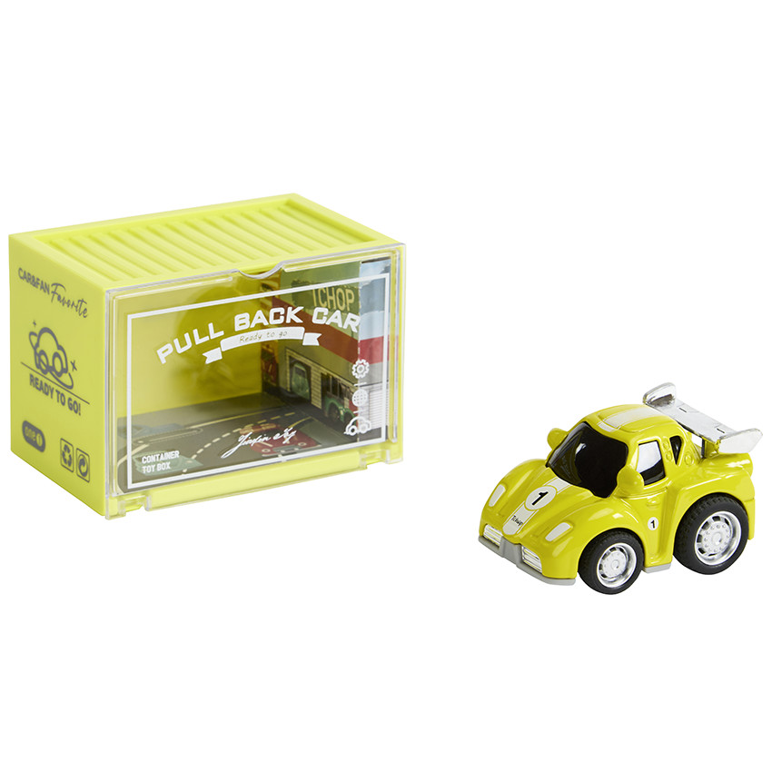 Vehículo miniatura a fricción Coche de carreras verde 