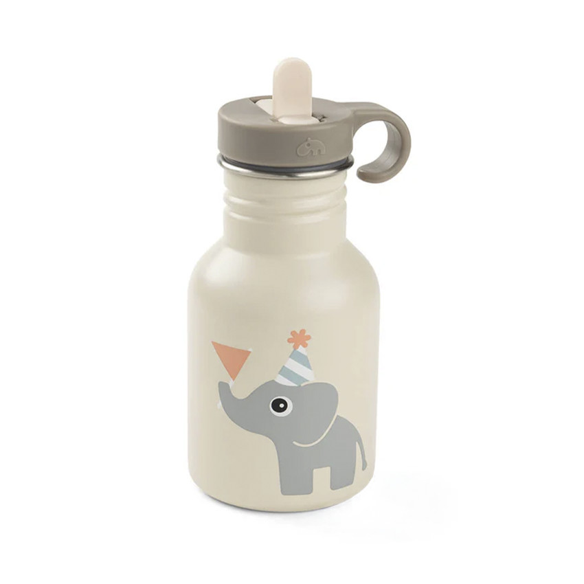 Botella acero inoxidable con pajita 350ml Celebration arena 