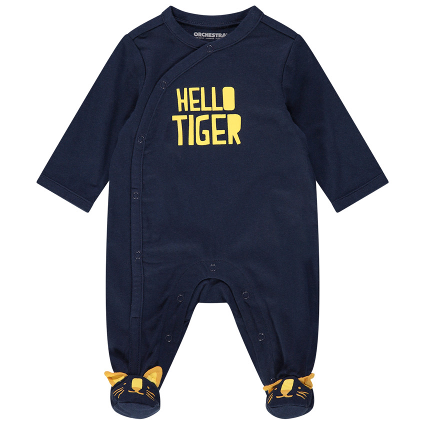 Juego de 3 pijamas de punto con tigres estampados  Additional Juego de 3 pijamas de punto con tigres estampados
