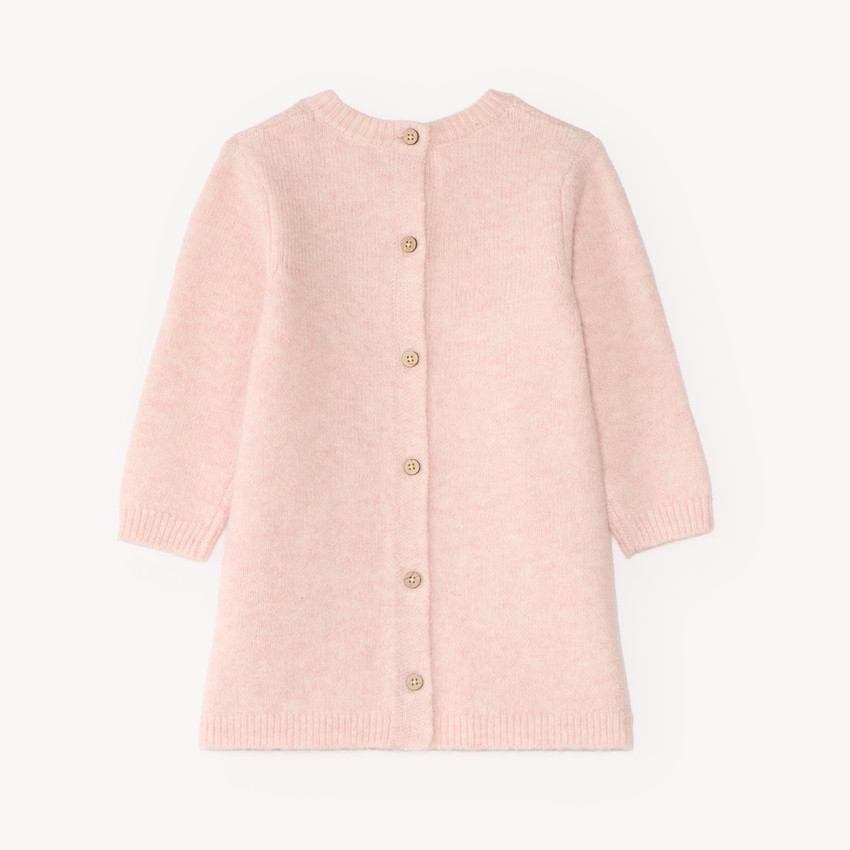 Robe de bébé fille en tricot rose Minnie Disney 