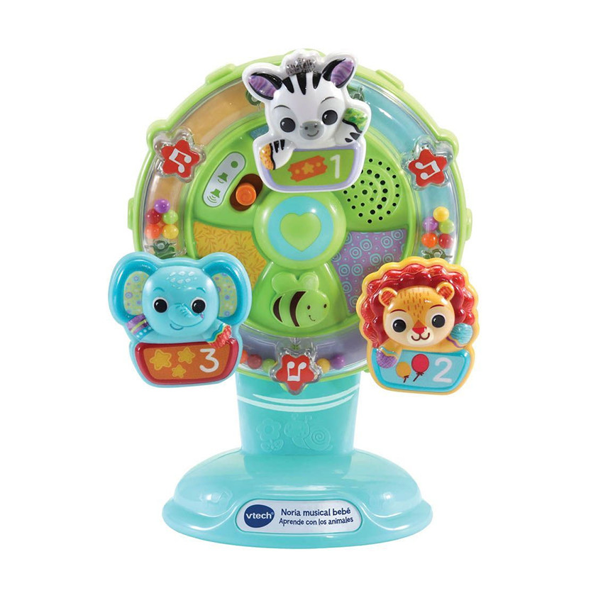 Juguete interactivo Noria musical bebé Aprende con los animales 6M+ 
