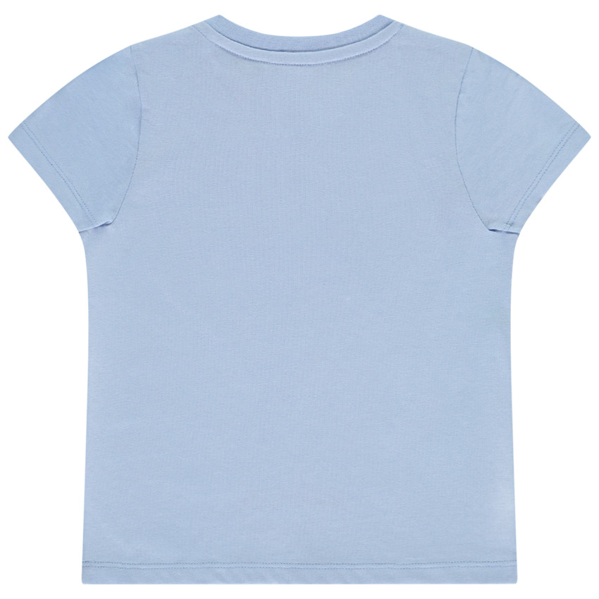 Camiseta de manga corta estampada de velero para bebé niño 